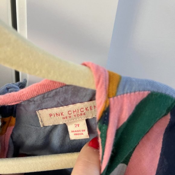 COLORFUL DRESS - PINK CHICKEN - Picture 2 of 2